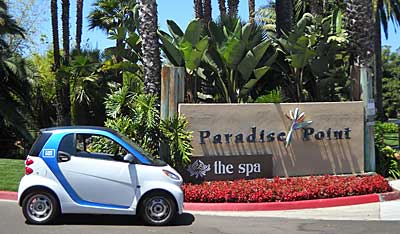 Paradise Point Resort & Spa, by Destination Hotels & Resorts, was named Recycler of the Year by the City of San Diego for their green initiatives including the all-electric car2go car-sharing program for guest and employee use.