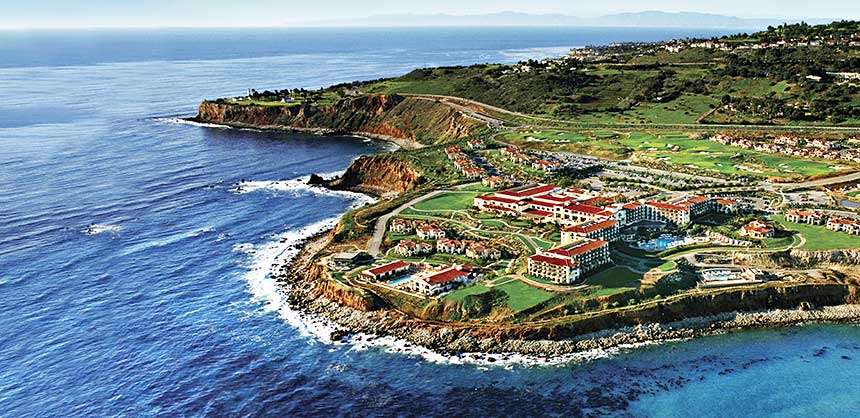 Terranea Resort, a 102-acre private peninsula paradise, is surrounded on three sides by the Pacific in Rancho Palos Verdes, California.