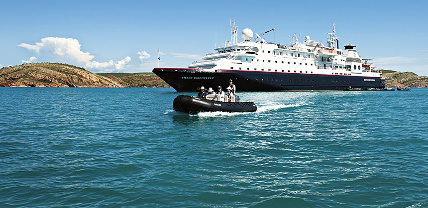The newly refurbished Silversea Discoverer is designed for exploration.