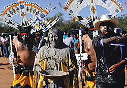 A Yavapai coming of age ceremony. Credit: Nancy Paya