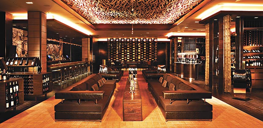 M Resort’s 5,000-sf wine cellar and tasting room, Hostile Grape, is an intriguing space for an incentive group event.