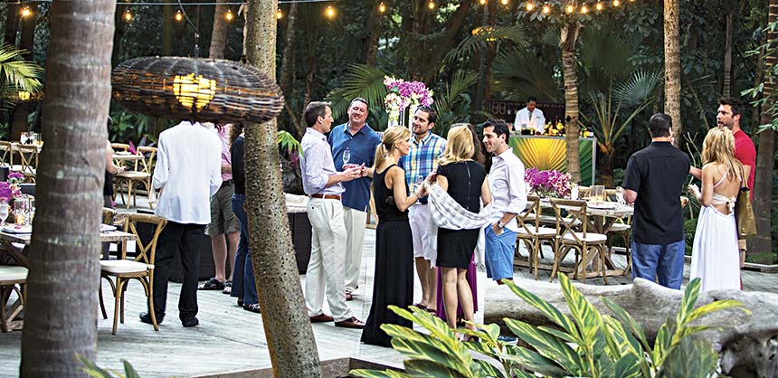 Dynamic Events by David Caruso, an award-winning Milwaukee-based event planning firm, arranged a themed President’s Club business meeting for 40 attendees at The St. Regis Bahia Beach Resort, Puerto Rico. Credit: José Jiménez-Tirado Photography