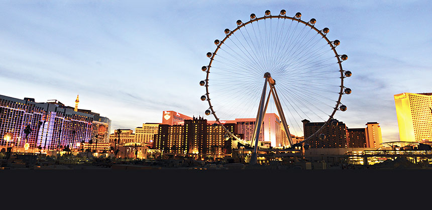 The High Roller observation wheel at The Linq.