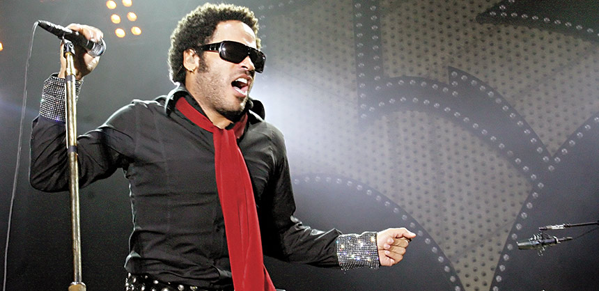 Lenny Kravitz saved the day for a Volkswagen event. vilena krasnitska/www.Shutterstock.com