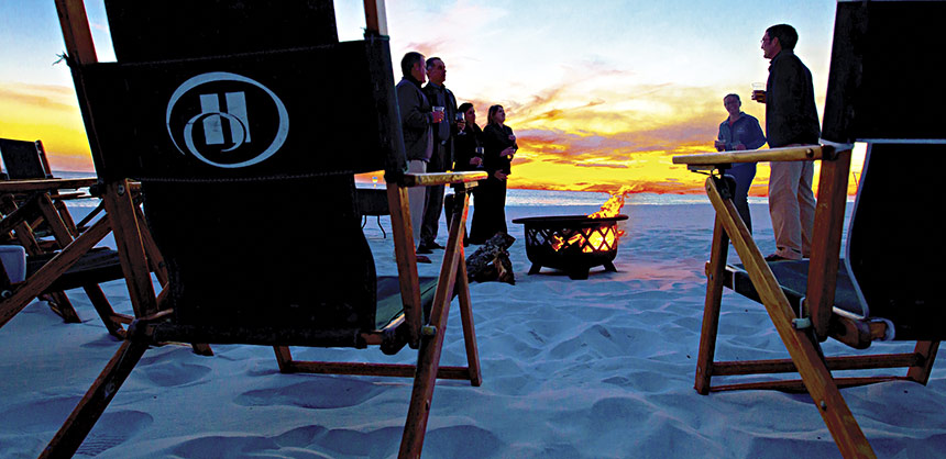 Attendees experience the sugar-white sand beaches at Hilton Sandestin Beach Golf Resort & Spa on Northwest Florida’s Gulf Coast.