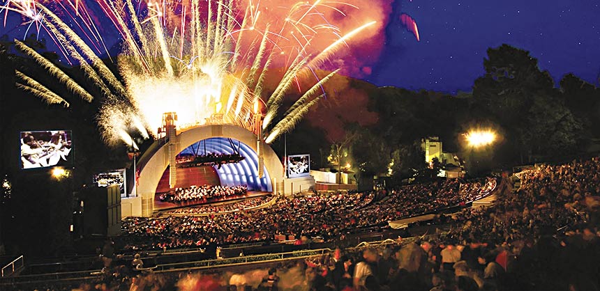 AlliedPRA reserved 250 box seats for July 4th fireworks at the Hollywood Bowl as part of a seven-day client event. Credit: AlliedPRA Los Angeles