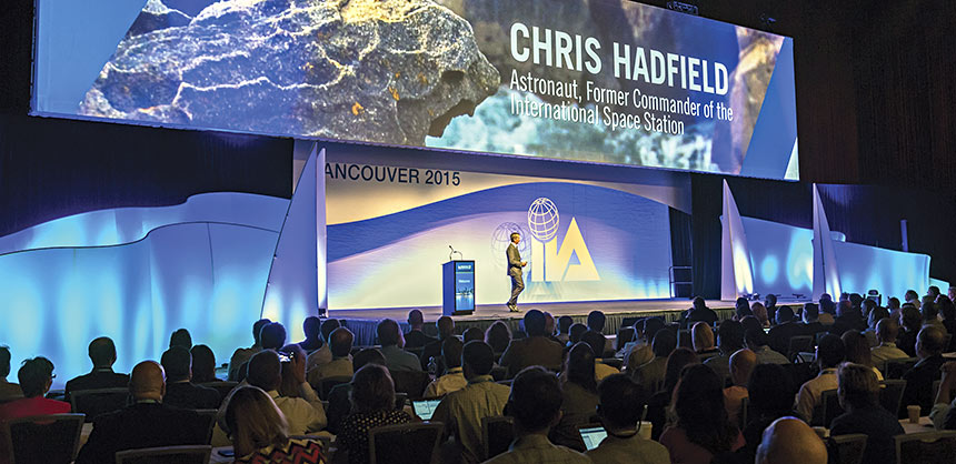 Thorough preparation is the key to staging a successful event that features a big-name speaker. Credit: metroConnections