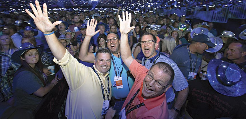 Cisco Live 2016, hosted by several MGM Resorts International properties, including T-Mobile Arena, attracted 28,000 attendees. Credits: Cisco Live