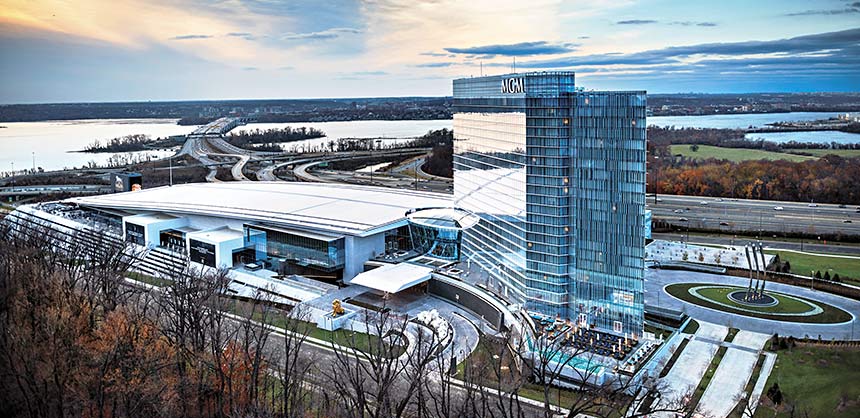MGM National Harbor overlooking the Potomac River debuted in December with 50,000 sf of meeting and event space.