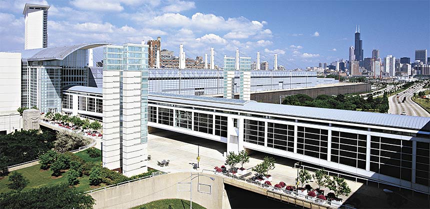 In Chicago, McCormick Place’s North Building is positioned to be used independently or with other buildings.