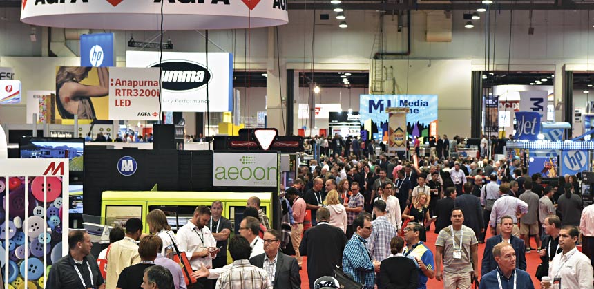 The 2016 Specialty Graphic Imaging Association Expo in Las Vegas. Credits: Specialty Graphic Imaging Association