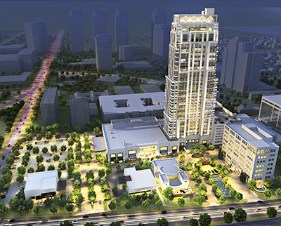 The Post Oak opens in December with a luxury hotel, retail and office space.