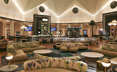 The Dolphin's new lobby houses Phins.
