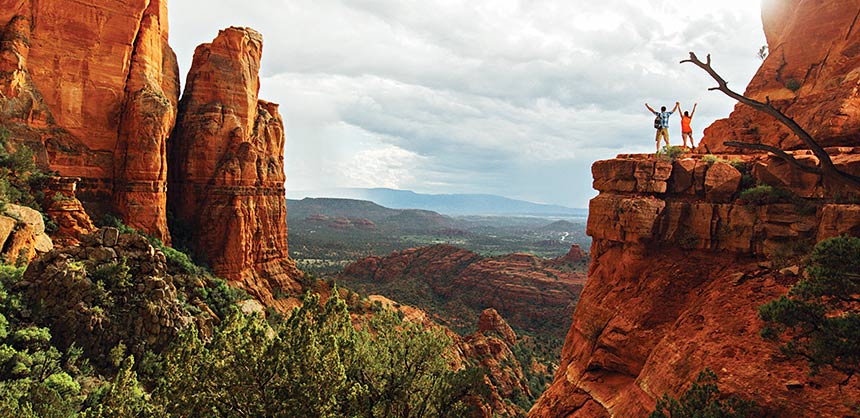 It doesn’t get much more inspirational than Sedona’s breathtaking red rock country. Credit: Sedona Chamber of Commerce & Tourism Bureau