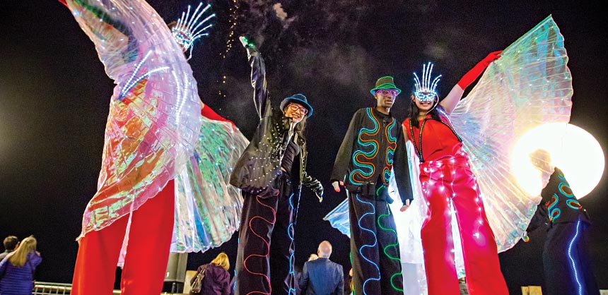 A cast of colorful characters lights up the Crescent City. Credit: Hosts New Orleans
