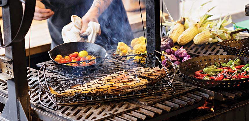 Fresh seafood at Salt Wood Kitchen & Oysterette at Sanctuary Beach Resort in Marina, CA. Credit: Sanctuary Beach Resort