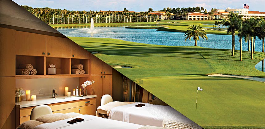 Trump National Doral Miami boasts the famed Blue Monster course and the Trump Spa Miami. Credits: Trump National Doral Miami