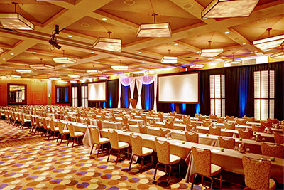Meeting room at the Grand Hyatt Seattle.