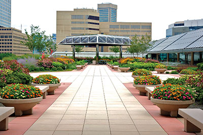Baltimore Convention Center's Green Terrace. Credit: Visit Baltimore
