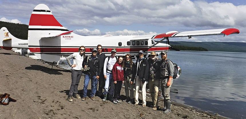 One way to get to Katmai Lodge is by private charter from Anchorage. The hour-long flight travels over some of Alaska’s most beautiful scenery. Credit: Katmai Lodge