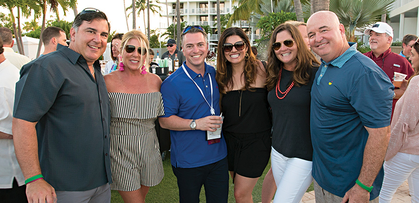 Attendees of the Florida Restaurant and Lodging Association’s annual summer board meeting enjoy themselves at Hawks Cay Resort in the Florida Keys. Ashley Dover Gholston, director of Industry Relations & Events, says, “There is no better place than Hawks Cay Resort.”