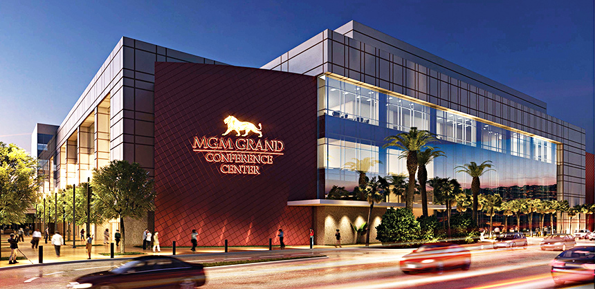 MGM Resorts officials are looking forward to reopening the 380,000-sf MGM Grand Conference Center.