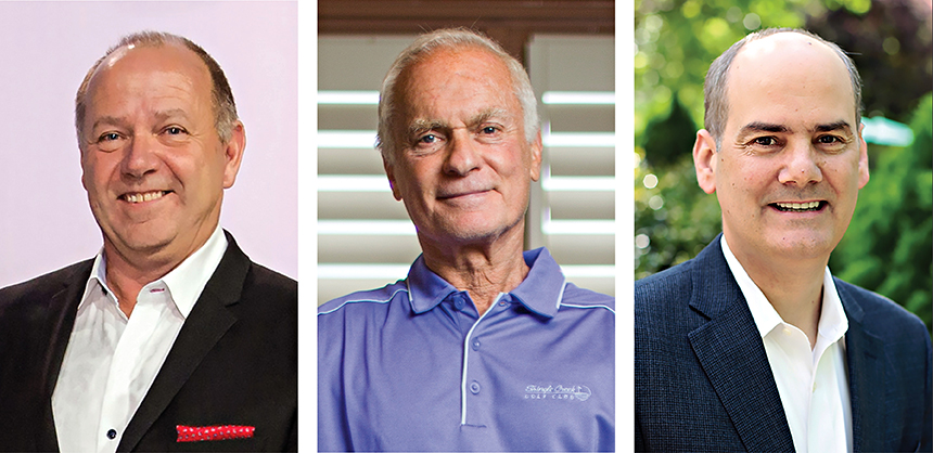 From left: Steve Enselein, Hyatt Hotels Corporation; Harris Rosen, Rosen Hotels & Resorts; Dan Surette, Omni Hotels & Resorts