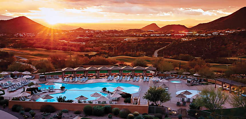 JW Marriott Tucson Starr Pass Resort offers 80,768 sf of event space, including the 19,836-sf Arizona Ballroom.