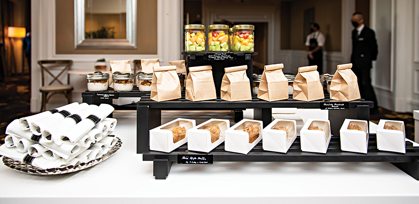 At The Ritz-Carlton, Tysons Corner, chefs introduced bento-style and/or market-style meal presentations in their meetings and events. Photo by Joy Asico