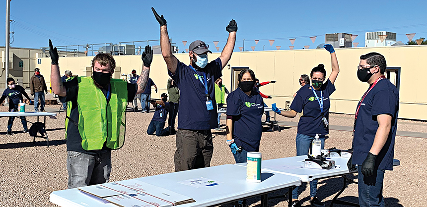 Outdoor events are an excellent way to create team building activities and other activities that build stronger bonds between co-workers. Photo Courtesy of David Goldstein