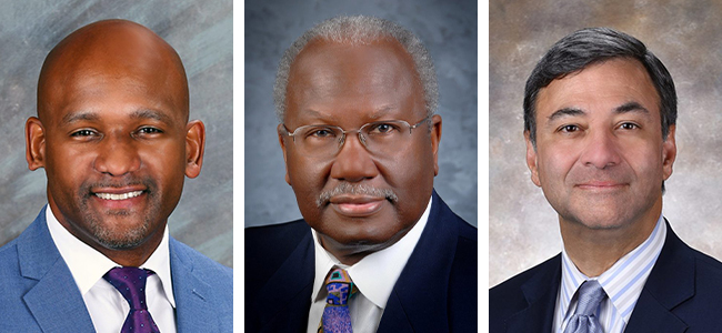 (From the left): Jerry Reyes, Don C. Hubbard & Michael J. Sawaya