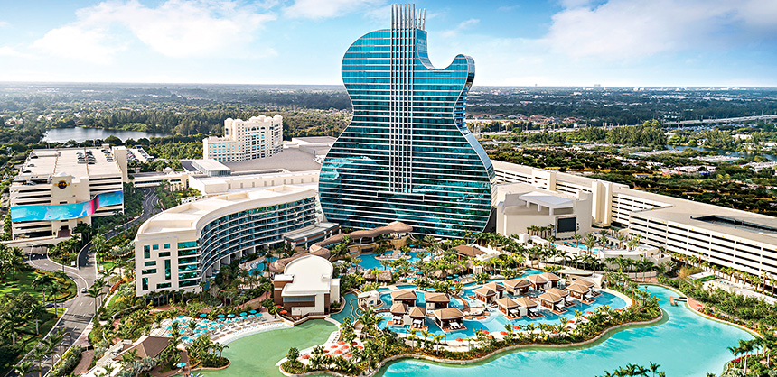 The Seminole Hard Rock Hotel & Casino Hollywood just completed a $1.5 billion expansion, and its Hard Rock Event Center offers 120,000 sf of meeting space.