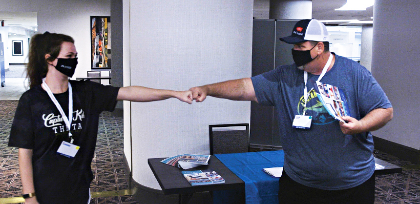 Left, AccuTrain has held its annual education conference at Caribe Royale Orlando, below, for years. The venue is a ‘beautiful resort,’ says Phil Price, AccuTrain president.