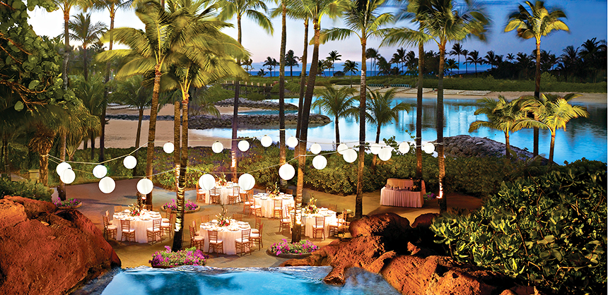 Atlantis, Paradise Island, offers 500,000 sf of indoor and outdoor event space.