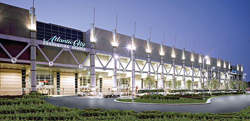 The Atlantic City Convention Center offers 486,600 sf of exhibit space.