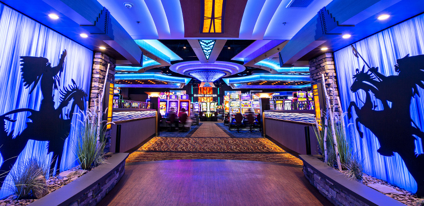 Coeur d’Alene Casino Resort Hotel’s casino floor.