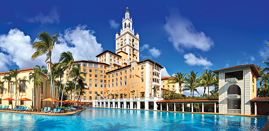 The Biltmore Hotel is an expansive, 150-acre property in Miami’s historic Coral Gables neighborhood. The property features more than 75,000 sf of indoor/outdoor meeting and function space.