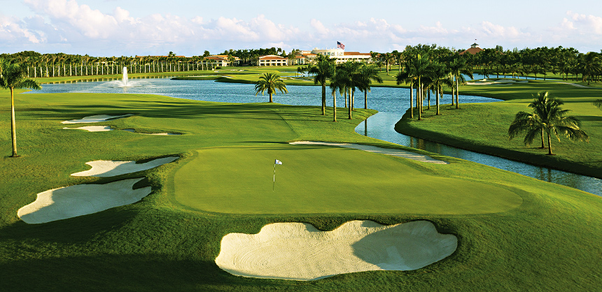 Trump National Doral Miami boasts four championship golf courses and 175,000 sf of indoor and outdoor space.