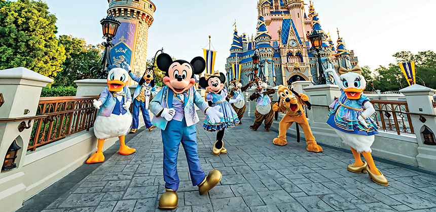 Walt Disney World Resort will kick off its 50th anniversary celebrations October 1 in Lake Buena Vista, Florida. Photo by Matt Stroshane