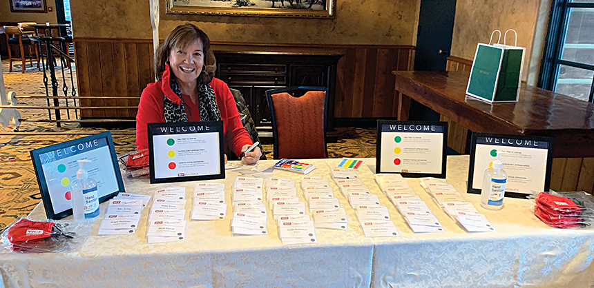WCF Insurance held a meeting for 100 members of its President’s Club at The Broadmoor in Colorado Springs in October 2020.