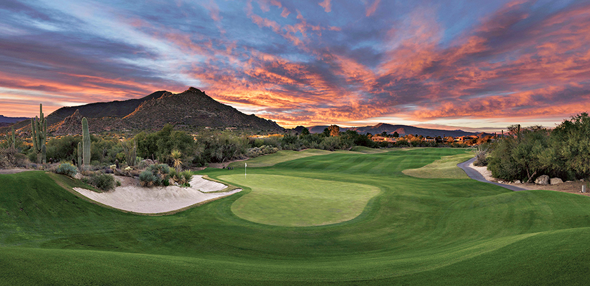 The golf course at Boulders Resort & Spa in Scottsdale, Arizona.