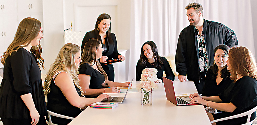 Laura Mayfield, owner & creative director of Mayfield Events, says she counts on her team to successfully plan meetings, and they monitor each other for signs of increasing stress.