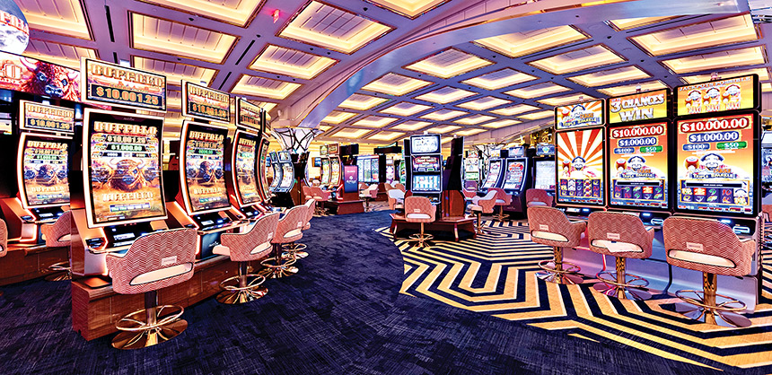 The casino at Resorts World Las Vegas. Photo by Megan Blair.