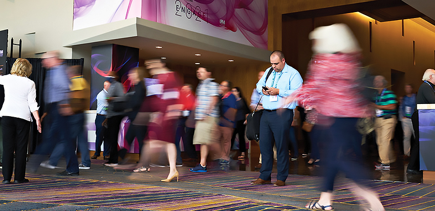 The AICPA selected ARIA Resort & Casino and Park MGM to host its ENGAGE 2021 event. Photo courtesy of Stephanie Dumey.