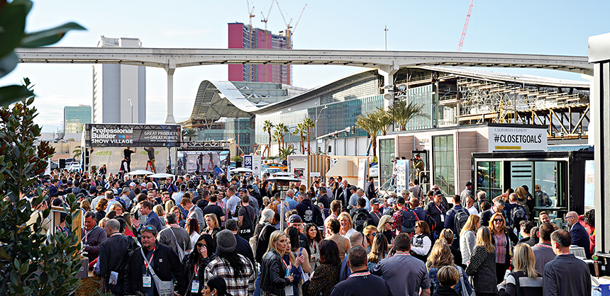 The National Association of Home Builders 2020 International Builders’ Show (IBS) in Las Vegas. On average, 55% to 60% of attendees are new or first-time attendees to the event.