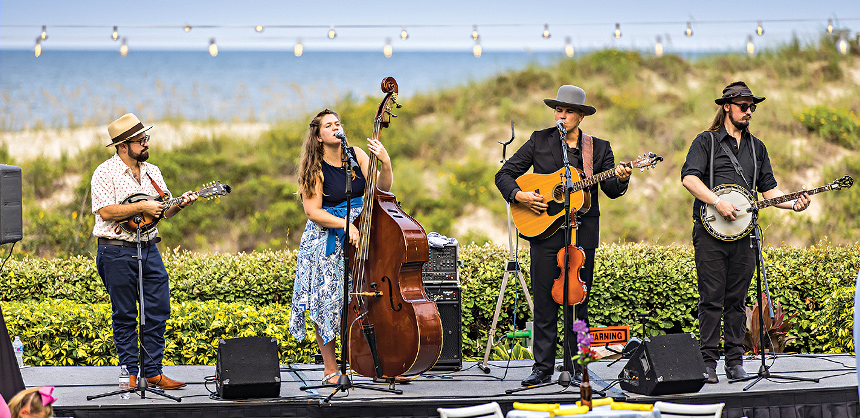 ETHOS Event Collective recently hosted a Backyard BBQ event, complete with live music, at the The Ritz-Carlton, Amelia Island near Jacksonville on Florida’s Atlantic coast. Photo Courtesy ETHOS Event Collective / the Ritz-Carlton, Amelia Island