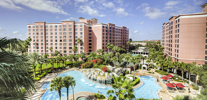 Caribe Royale Orlando offers outdoor spaces such as its 6,900-sf Boca Pier/Pavilion.