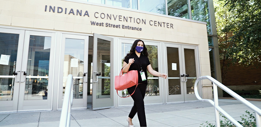 At Visit Indy, the Indiana Convention Center invested $7 million in new health and safety upgrades.