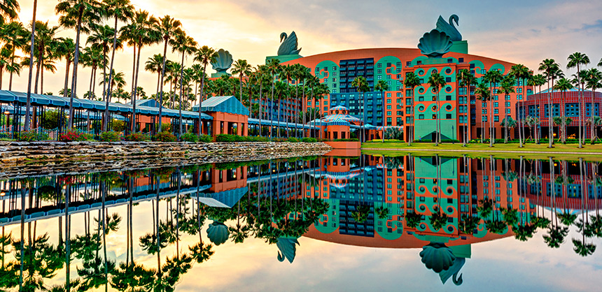 The Walt Disney World Swan and Dolphin Resort’s total meetings space has grown to more than 350,000 sf.
