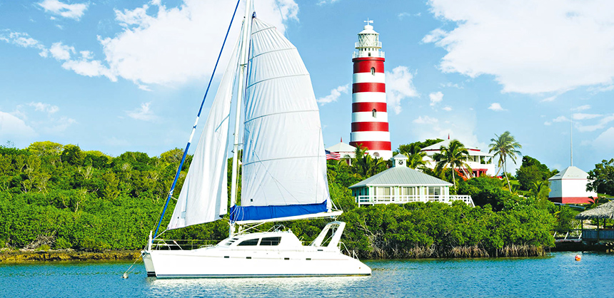 The Hope Town Lighthouse in Abaco